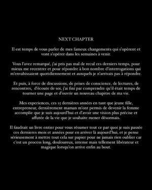 Caroline Receveur Instagram - End of this chapter 📖💫🫶🏼