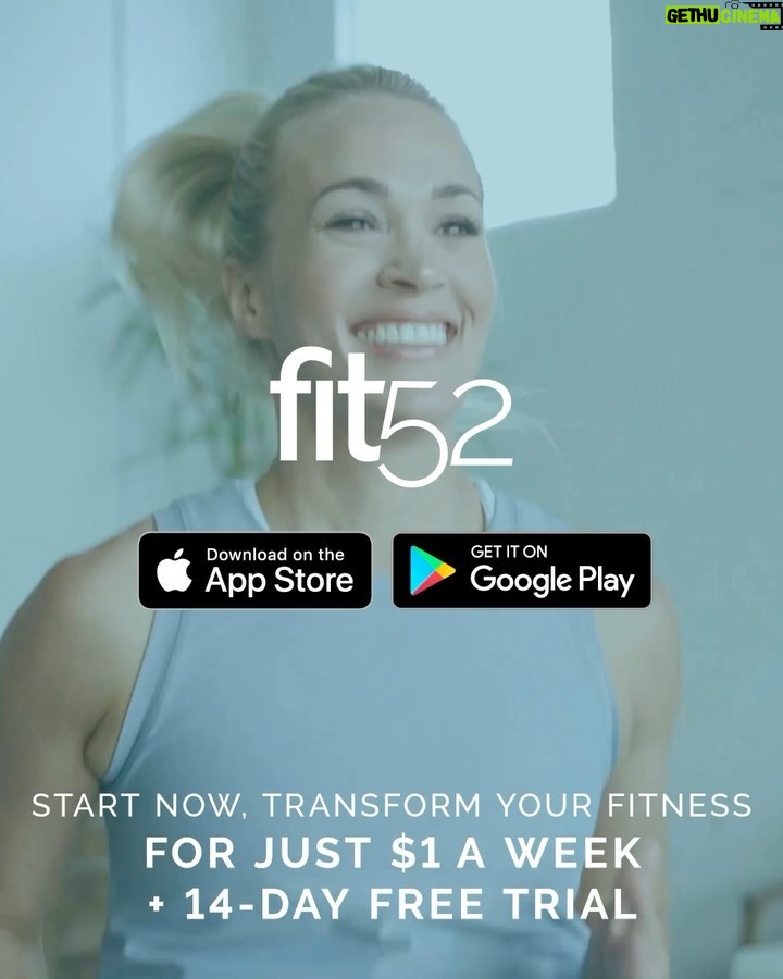Carrie Underwood Instagram - Get this new year started off right with @fit52! I am so proud of the progress I’m seeing from the fit52 fam. Whether you have 5 or 50 minutes, fit52 has something for you! Join now for only $1 per week! fit52.page.link/new-year-24