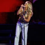 Carrie Underwood Instagram - Last night was fun @raviniafestival !!! Thanks to all who came out to enjoy some music and beautiful weather!!! Let’s do it again tonight, shall we? 😊❤️ 📸: @jeffjohnsonimages #Chicago #Ravinia