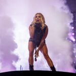 Carrie Underwood Instagram - Some fun pics from @geodispark opening up for @gunsnroses !!! Enjoy! I know I did! 😝☺️ #GnR #Nashville ❤️❤️❤️ 📸: @jeffjohnsonimages