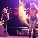 Carrie Underwood Instagram - Still flying high after the incredible show @geodispark here in #Nashville !!! Thanks @gunsnroses for having us out for a few dates! These shows were epic and all the #Gunners were beyond amazing to us! Thanks, Nashville, for SHOWING UP for my favorite band!!! ❤️ #DreamComeTrue #GnR 📸: @jeffjohnsonimages