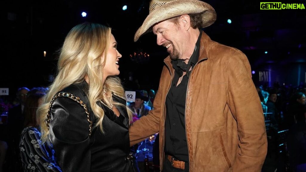 Carrie Underwood Instagram - Saddle up the horses, Jesus, ‘cause a true blue COWBOY just made his ride up to heaven!!! Introduce him to all the Okies and sign that boy up for the choir! We’re gonna miss you, Toby, but my heart has no doubt that you are standing in the presence of our King right now!!! See you again someday, friend.