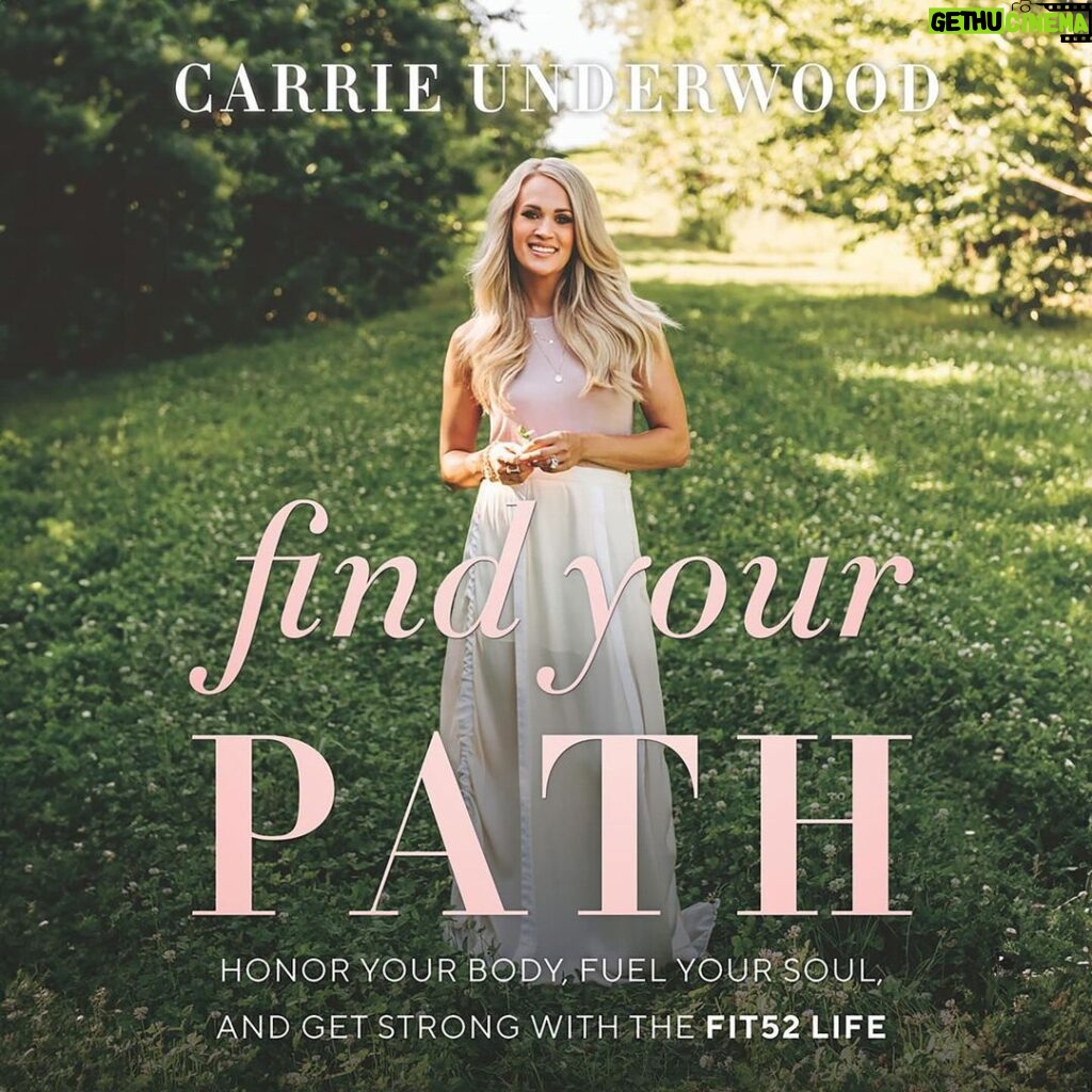 Carrie Underwood Instagram - I love hearing your fitness and wellness stories you guys continue to share in response to my first book, FIND YOUR PATH, and reading about your journeys to finding your own path. We got this! 💪🏻 @fit52 *link in bio
