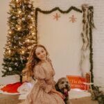 Carson Meyer Instagram - I finally have a man in my life who will pose for staged holiday pics with me 🍂🎄