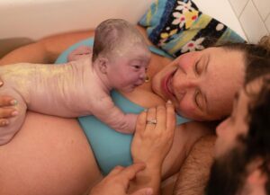 Carson Meyer Instagram - Homebirth VBAC Story ✨Three years ago @anasiya7 reached out to me about being her doula. She was birthing in a hospital and felt passionately about having an unmedicated birth. When her labor began she rode every surge with strength and determination. At 9cm after laboring unmedicated for 24 hours her son had his own plans on his entrance into the world. With fetal heart rate concerns and a swollen cervix a cesarian birth became the best option for him but not an easy one for her. 

Years later when @anasiya7 called me to tell me she was having another baby she knew that this time she wanted to birth at home with the care of a midwife. When her due date rolled around, labor began that evening. She rushed home from the movie theater and called me and @lamidwifeabby. Things were moving fast, she was already pushing. While we raced over to her, her midwife Abby was on FaceTime coaching her husband on how to catch the baby if we weren’t able to make it in time. Fortunately we did! We asked her if she wanted to get into the tub as she had once envisioned. Shortly after she got into the warm bath water her beautiful Elinor was born (on the birthday of her grandmother). 

What an honor to get to document and hold the hand of such a strong women through her births both in the OR and the bathtub! Both wildly beautiful and rich with courage. 

This year has been so special for me as a doula getting to work with the same mamas a second time. Such a powerful reminder that no two births are ever the same (even with the same person). No two babies are ever the same which is why birth dances to the beat of its own drum. Like life itself, birth is mysterious and without a formula. It is wild.