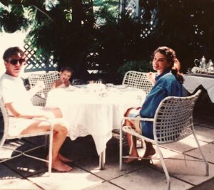 Casey Patterson Instagram - English Tea meets Caribbean Life #stcroix #80’s Happy Fathers Day T.❤️🇬🇧🏝 I see you baby Maxwell Giddens Capper 🙌🏻
