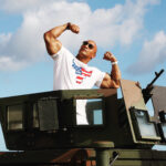 Casey Patterson Instagram - I’ve been fortunate enough to work with America’s troops and veterans for 15 years. Both my grandfathers and my father served. Saying “thank you” for their service is impactful, but in reality... the two most important words we can say to our veterans are “We’re Hiring”. #hireavet #rockthetroops @therock @hhgarcia41 @danygarciaco @bslater9 @jzhodes @glenntv @paramountnetwork 🇺🇸#memorialday Hickam Air Force Base, Hawaii