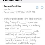 Casey Patterson Instagram - Okay first of all, How does my iPhone know that Renee has low confidence? Second... Nay Nay WHAT did you do to that Gorilla that you’re now mad at yourself for? So many questions… I ❤️ U @nenegooter 🦍😖
