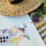 Catriona Gray Instagram - Picked up paint brushes for the first time in a long time, and sat on a picnic rug on the grass with my love of my life and painted wildflowers in the italian countryside. Filing under core memory. 😌 Tuscany, Italy