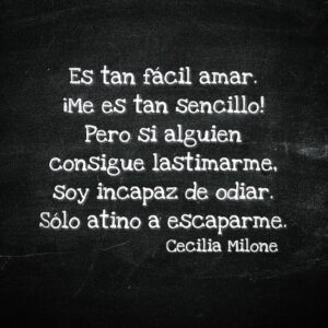 Cecilia Milone Instagram - José Martí lo dijo con más poesía:
“Cultivo una rosa blanca, 
en julio como en enero, 
para el amigo sincero
que me da su mano franca. 
Y para el cruel que me arranca
el corazón con que vivo, 
cardo ni ortiga cultivo:
Cultivo una rosa blanca”.