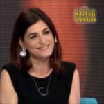 Cecilia Milone Instagram - Cecilia visitó el living de #sociosdelespectaculo #canal13