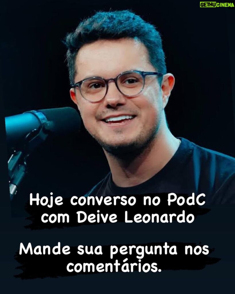 Celso Portiolli Instagram - Hoje recebo o Deive Leonardo no meu podcast. Envie sua pergunta.