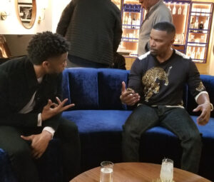 Chadwick Boseman Instagram - Chopped it up with @iamjamiefoxx on his new show #OffScript. Check it out: http://bit.ly/cboffscript