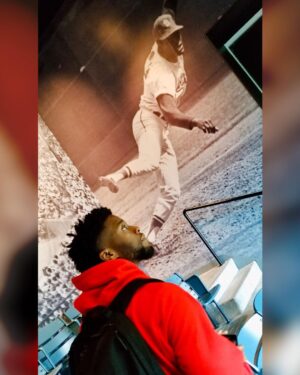 Chadwick Boseman Instagram - Throwing it back to the ultimate game changer. Thank you to my friend Thomas Tull for launching #Operation42 to celebrate #JackieRobinsonDay and deliver 4.2M dollars in masks and vital personal protective equipment to hospitals in African American communities devastated by #Covid19.