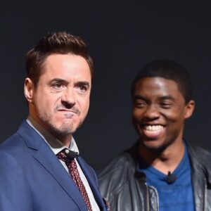 Chadwick Boseman Instagram - Impossible not to love this guy. Happy Birthday, @RobertDowneyJr! #Avengers
