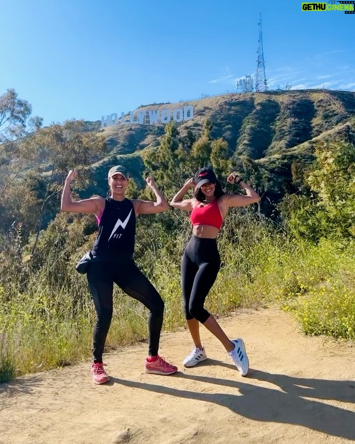 Chandni Parekh Instagram - 🌟 Once upon a time in Hollywood 🌟 Two actresses on a local hike, discussing where to grab omakase after, and that they really need to book more gigs 🎬 #hollywood Los Angeles, California