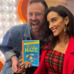 Chandni Parekh Instagram – 🧡 Nickelodeon Holiday Partaaay. I’m pretty happy with my White Elephant steal. Got a Big Nate book, made everyone sign it, and I’ll sell it off for millions one day. MILLIONS. Happy Holidays! #BigNate #nickelodeon Nickelodeon Animation