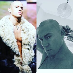 Channing Tatum Instagram - So serious when try’in to get back to that 2003 P Diddy Sean John runway show look. Hahaha 😂🤣#bluesteele #calmdown #timetohitthegym
