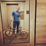 Channing Tatum Instagram - Pro tip: bmx bikes fit into elevators really easy in NY. Also her name is Khaki. She’s a rider. 🚲 😉