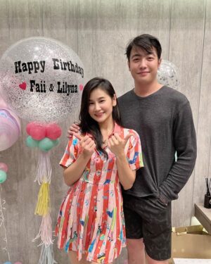 Chanon Ukkhachata Instagram - HBD นะจ่ะ ลุงขุนรักนะคะคุณหลาน และ คุณเพื่อน @faiii.parisa #happybirthday ❤️🎈🎈🎈