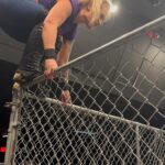 Chantelle Allison Instagram - Shazza McKenzie goes off the top of the cage at ICW NHB Presents: PitFighterX 18, TWE Arena, Chatanooga-Tennessee, Fall 2023 -🎥: KRW Cameraman @valowrestling || Follow @icwnhb for more! -Head over to www.kingsroadwrestling.com or click the Shop button in our bio⬆️⬆️ to purchase exclusive Kings Road Wrestling Merchandise👕🧢! - - - - - - - - - - - - - - - - - - - - - - - - - - - - #gamechangerwrestling #gcw #gcwwrestling #indywrestling #deathmatchwrestling #wwe #wweraw #wwesmackdown #wwenxt #allin #prowrestling #aew #aewwrestling #aewdynamite #ecw #icwnhb