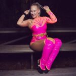 Chantelle Allison Instagram - Talk about a heartbreaker 💗 // on the bleachers with @shazza_mckenzie at @actionwrestling1 . . . . . . . . . . . . #shazzamckenzie #actionwrestling #prowrestling #womenofwrestling #womenswrestling #prowrestlingphotography #wrestlingphotography #modelbehavior #aussiegirl #womensupportingwomen #action #portraitpr0ject Tyrone, Georgia