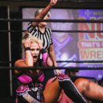 Chantelle Allison Instagram - Shazza can't believe she missed the pin #photography #prowrestling