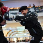 Chantelle Cameron Instagram - Media workout 🥊 @matchroomboxing @daznboxing Dublin, Ireland