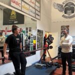 Chantelle Cameron Instagram - @eddiehearn popped in during my strength & conditioning session today with @coachjonny_wrk 💪🏻 filming for the rematch documentary @matchroomboxing 🥊 #november25th #repeat #andstill Manchester, United Kingdom
