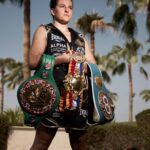 Chantelle Cameron Instagram - A year ago today when I become Undisputed World Champion in Abu Dhabi . What a night and what an experience 🥊 When my dreams come true 💫 Abu Dhabi, United Arab Emirates