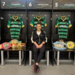 Chantelle Cameron Instagram - 💭 A win on November 25 and the Northampton homecoming dream moves one step closer @chancam91 @northamptonsaints #CameronTaylor2 #Undisputed #Boxing Franklin's Gardens