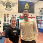 Chantelle Cameron Instagram - @eddiehearn popped in during my strength & conditioning session today with @coachjonny_wrk 💪🏻 filming for the rematch documentary @matchroomboxing 🥊 #november25th #repeat #andstill Manchester, United Kingdom