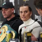 Chantelle Cameron Instagram - Presser done Weigh in tomo Cannot wait to fight 🥊 Dublin, Ireland