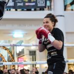 Chantelle Cameron Instagram - Media workout 🥊 @matchroomboxing @daznboxing Dublin, Ireland