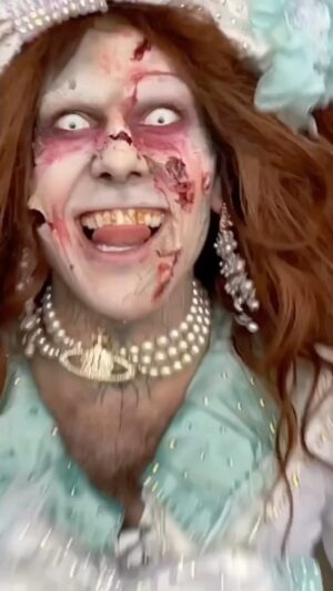Charity Kase Instagram - Your Mother darns socks in HELL 🤢 
#theexorcist #dragmonster #dragcon