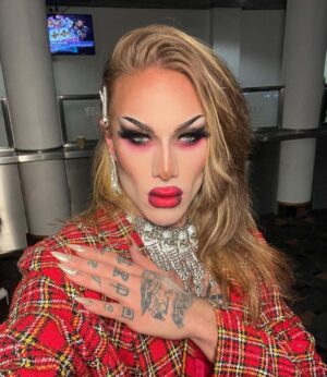 Charity Kase Instagram - Human hair for days 💄

Face by @colourpopcosmetics, @maccosmeticsuk and @hudabeauty 

#dragraceuk #ukdrag