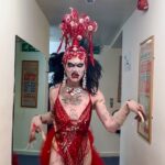 Charity Kase Instagram – The corpse of cabaret! 
My first night hosting @circusofhorrorsofficial UK tour 👹❤️

Day 27 #366daysofdrag
Full look by moi 

#dailydrag #circusofhorrors #dragmonster Tyne Theatre & Opera House