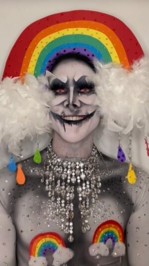Charity Kase Instagram - Let’s get personal with @CharityKase (she/her) this #PrideMonth and understand more about her journey and how picking up a makeup brush supported her drag and life experience! 🏳️‍🌈
 
If you need support on your journey check the work @Switchboardlgbt (UK) and @thetrevorproject (US) do all year round in the community on our link in bio.
 
🌟 Share your story using #RevWearItWithPride 🌟
 
#Pride
#pridemonth