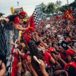 Charles Leclerc Instagram - Always special to be part of @scuderiaferrari when in Italy. Thank you for the incredible support throughout the whole week ❤️ Congrats to Carlos for the amazing drive from FP1 to the last lap of the race. See you in Singapore 🇸🇬 Monza, Italy