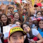 Charles Leclerc Instagram - There’s just something extra special about the #Tifosi 🇮🇹 #ItalianGP #F1 #CharlesLeclerc Ferrari Store Milano