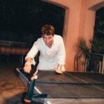 Charles Leclerc Instagram - the sad song is because i lost at ping pong. otherwise i enjoyed every second of it 😘