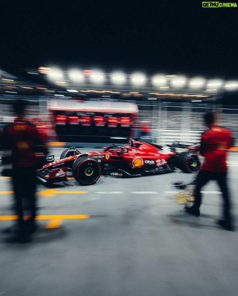 Charles Leclerc Instagram - Congrats to the team and Carlos for the amazing victory. Did my part in the first stint and then got unlucky with the safety car and lost too many positions. So proud of the steps forward done by the team in the last few weekends, let’s keep pushing ❤️ Marina Bay Singapore