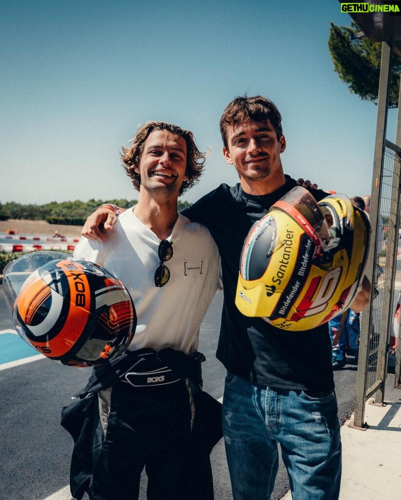 Charles Leclerc Instagram - A race that I used to do when I was younger with Jules. Amazing to see so many people reunited this weekend for remembering Jules in the best way possible. @associationjulesbianchi 🤍 Circuit Paul Ricard