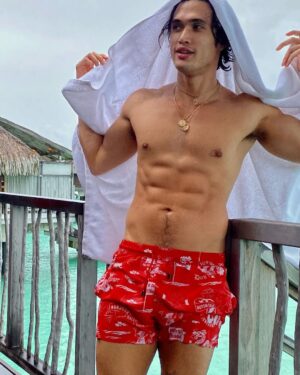 Charles Melton Instagram - yes another shirtless photo. why? bc i’m 31 bitches. God bless you.