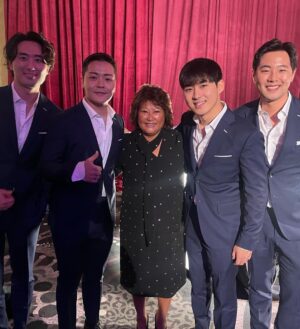 Charles Melton Instagram - unforgettable night with umma