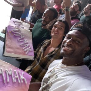 Charles Melton Instagram - behind the scenes on rush hour 4