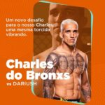 Charles Oliveira Instagram - Família, vocês não podem perder o meu próximo confronto com o canadense Beneil Dariush pela UFC 289. Essa luta promete muita emoção! A transmissão começa às 21h, no dia 10/6, no UFC Fight Pass ou Pay Per View, mas a torcida NIU já tá ligada o dia inteiro. 🥊🧡 Vamos pra cima! Uma nova disputa começa com NIU. 🏆