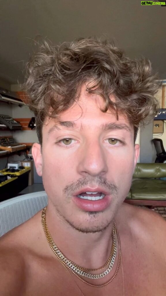 Charlie Puth Instagram - Fully serious @calvinharris @shenseea