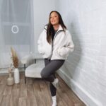 Charlotte Crosby Instagram - Cosy & comfortable is the only way for me now 🤍 the BEST unitard & coat from @inthestyle 😍 ad
