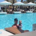 Charlotte Crosby Instagram - FAMILY 🤜🏼🤛🏼 Hands down the best day of fun, food and memory making EVER 😍 And the food 🤤 THE LEGS IN THE 3RD SLIDE 🥲🥲🥲🥲🥲 Nikki Beach Santorini